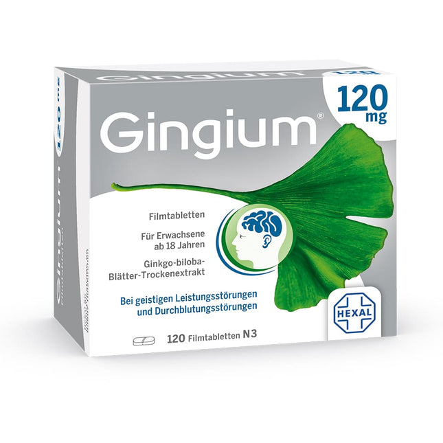 Gingium 120mg 120정 진지움 뇌건강 영양제