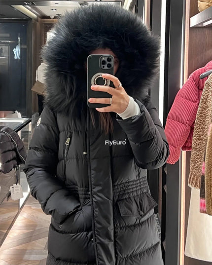 몽클레어 아프로티 Aphroti 여성 후드 롱 패딩 2컬러 양모퍼