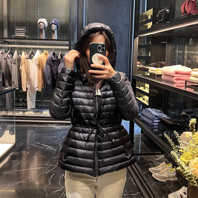 몽클레어  레이 라이에 RAIE 여성 숏 후드 경량 패딩 4컬러